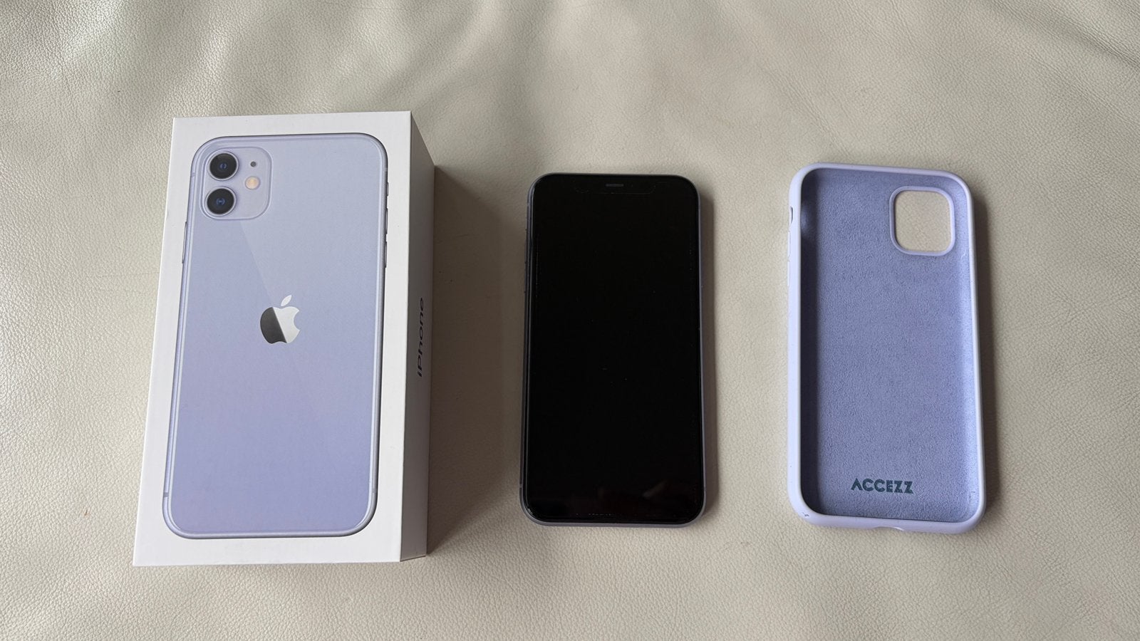 Iphone 11 zgan, Telecommunicatie, Mobiele telefoons | Apple iPhone, Paars, 76 %, Zonder abonnement, 128 GB