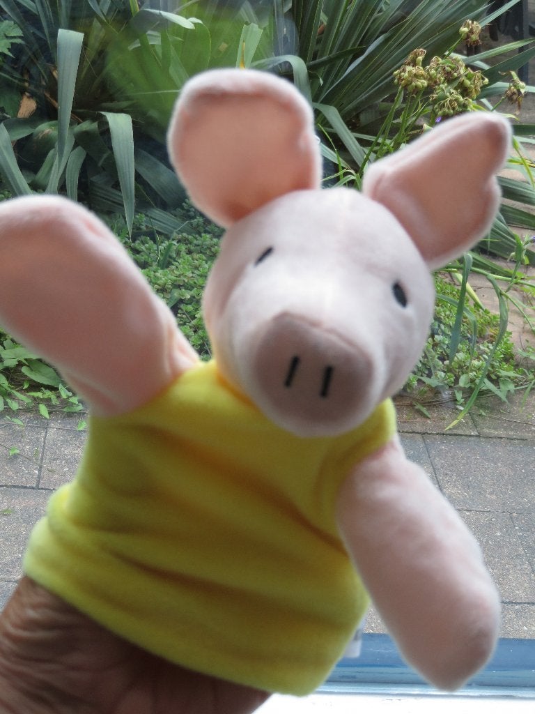 Handpop Knorretje vriendje van KIKKER poppenkastpop, Kinderen en Baby's, Speelgoed | Knuffels en Pluche, Overige typen, Ophalen of Verzenden