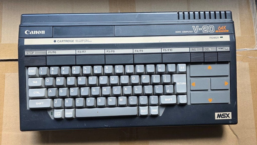 Canon V-20 MSX Home Computer 64K, Vintage Retro Computer, Ophalen of Verzenden, Canon
