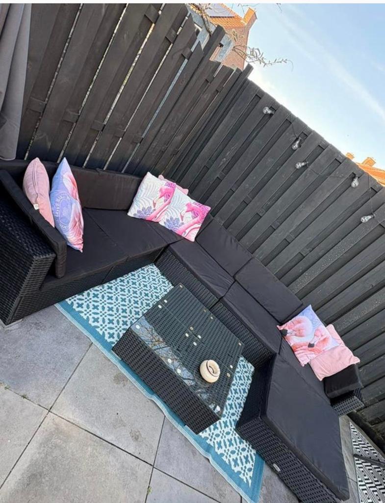 Loungeset vida XL, Tuin en Terras, Tuinmeubel-accessoires, Ophalen, Zo goed als nieuw