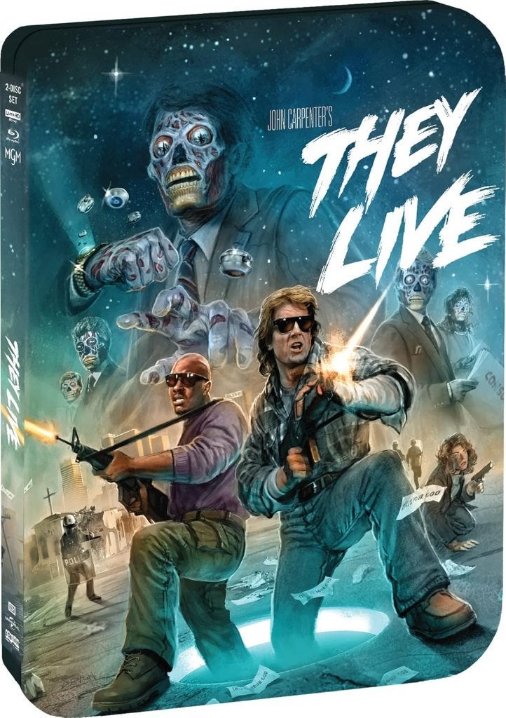 They Live 4K steelbook US import 4K326547, Cd's en Dvd's, Blu-ray, Ophalen of Verzenden, Nieuw in verpakking, Horror