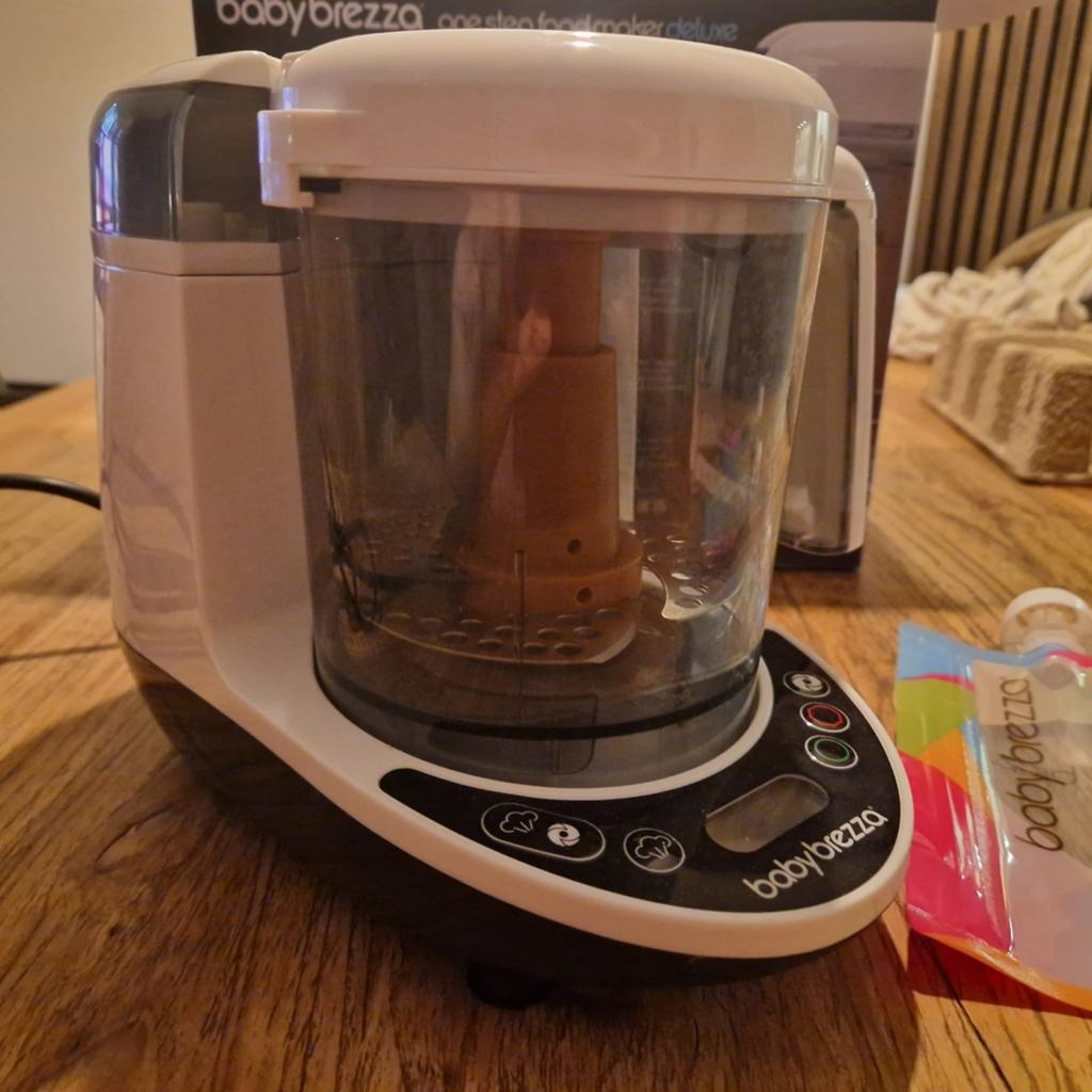Baby Brezza One Step Food Maker Deluxe zgan 1x gebruikt, Ophalen of Verzenden, Zo goed als nieuw, Overige typen