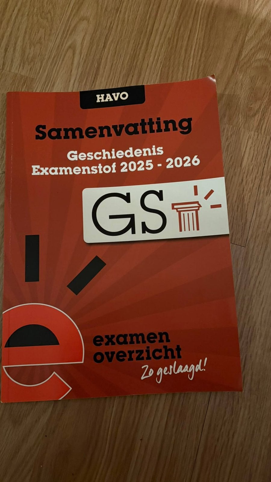 Samenvatting examenstof geschiedenis 2025-2026, Verzenden, Zo goed als nieuw, HAVO, Geschiedenis