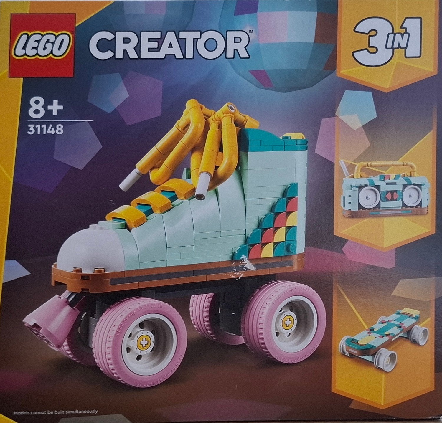 LEGO Creator 3in1 Retro Roller Skate 31148 - Gloednieuw, Lego, Nieuw, Ophalen of Verzenden, Ongeopend/sealed