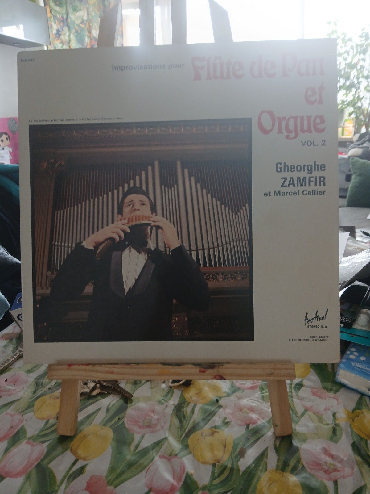 Gheorghe Zamfir lp Flûte de Pan et Orgue Vol. 2 LP, Gebruikt, Overige componisten, Modernisme tot heden, Ophalen of Verzenden
