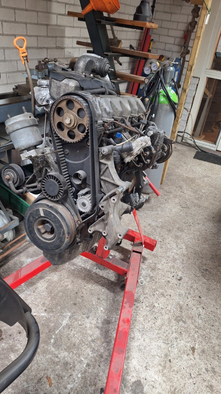 vw t4 2.5 tdi motorblok, Ophalen, Gebruikt, Volkswagen