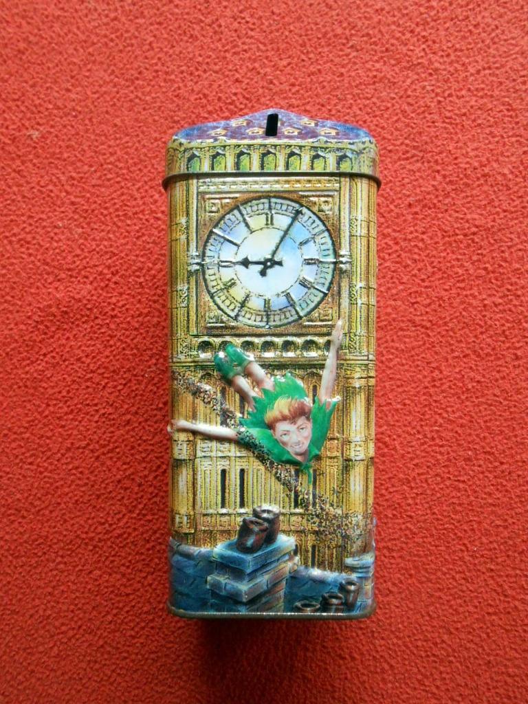 Blikken spaarpot Peter Pan, Ophalen of Verzenden, Zo goed als nieuw, Overige