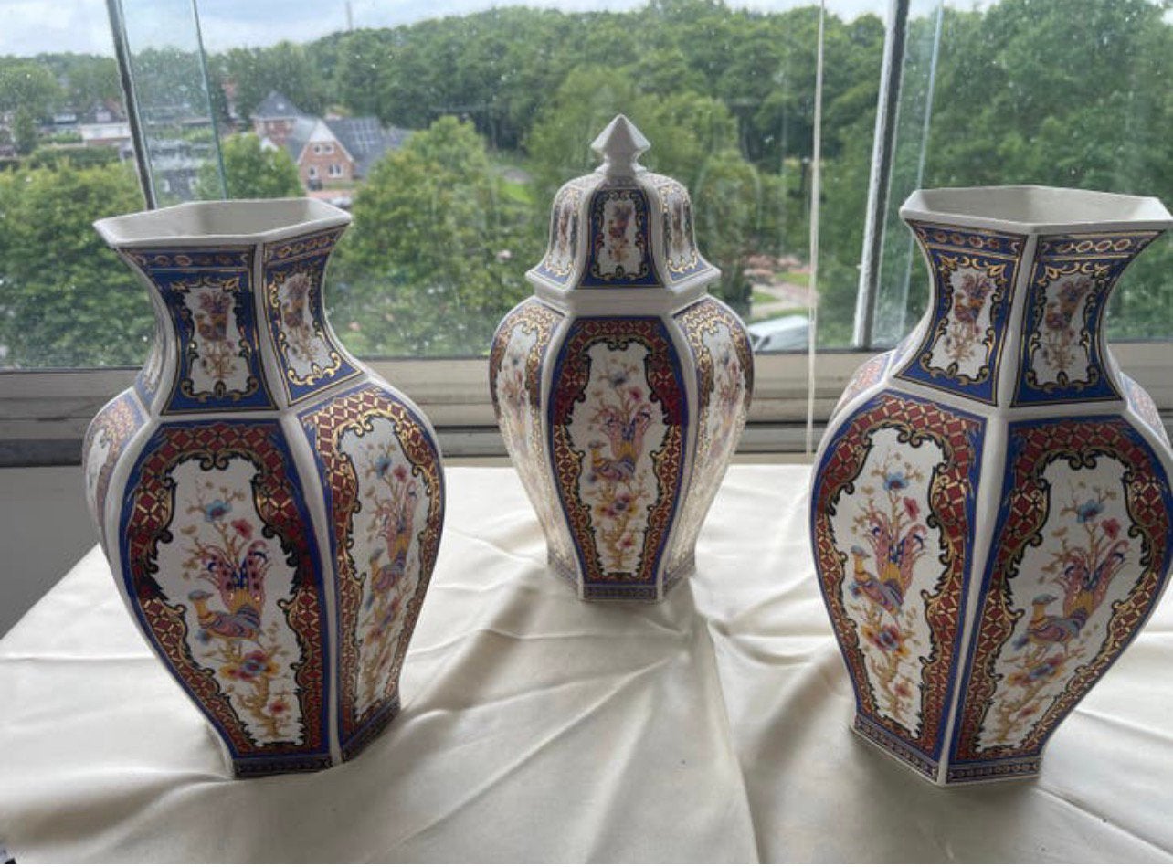 Set vazen, Antiek en Kunst, Ophalen of Verzenden