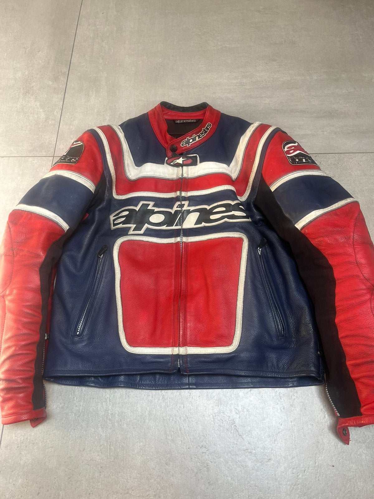 Leren Motorjas Alpinestars maat 54 (Ducati, Ben Bostrom), Ophalen of Verzenden, Tweedehands, Jas | leer