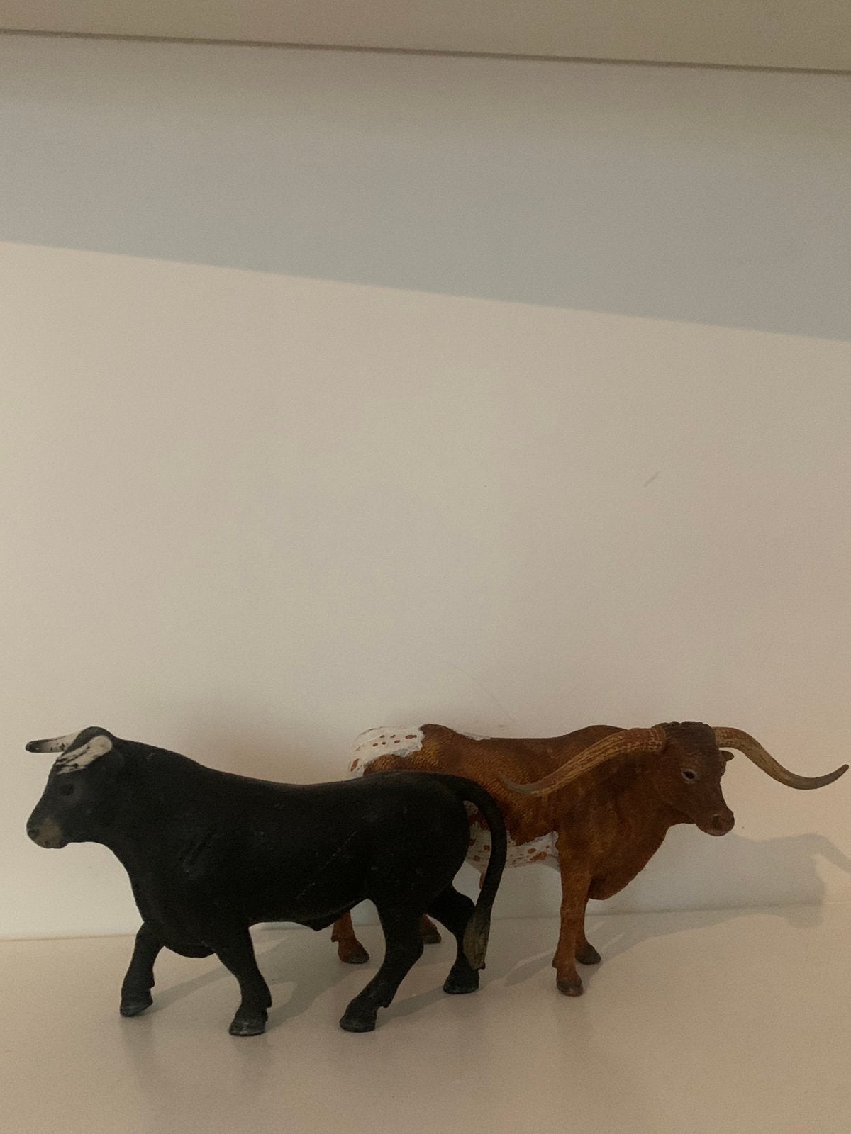 Collecta stier plus schleich stier, Ophalen of Verzenden, Zo goed als nieuw, Paard, Beeldje of Figuurtje