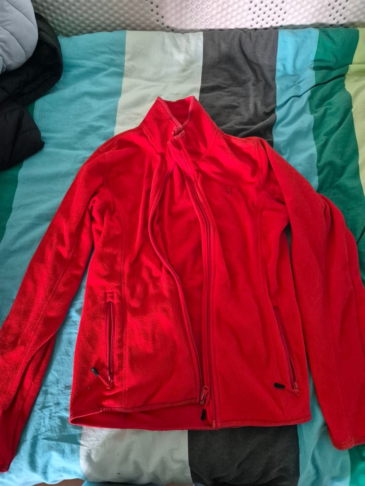 Tenson Rood Fleece Vest - Maat S - Heerlijk Warm, Tenson, Ophalen of Verzenden