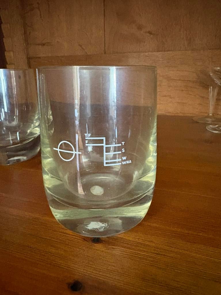 Whisky glazen (3 stuks) met maritiem thema, Ophalen, Zo goed als nieuw, Overige typen
