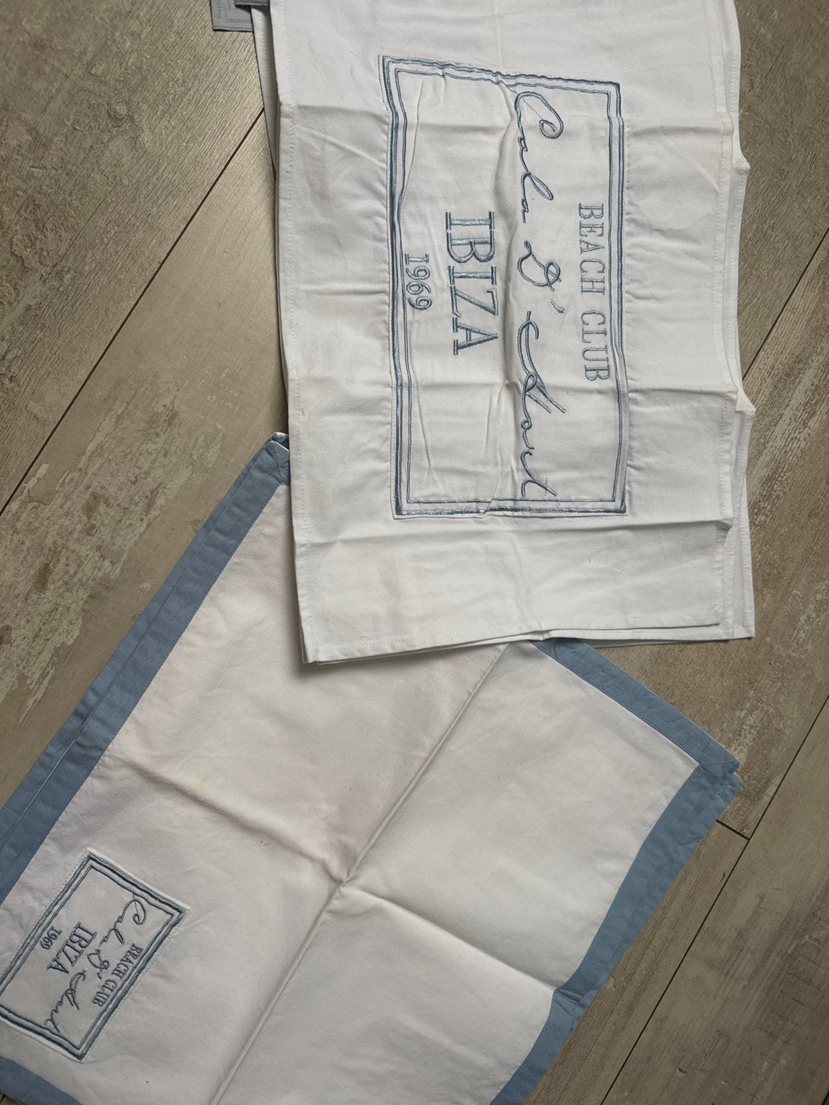 Riviera Maison placemats onderleggers 8 stuks Ibiza, Ophalen, Wit, Overige materialen, Riviera Maison