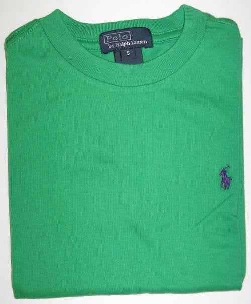 Groen Ralph Lauren t-shirt maat 116 NIEUW (9751), Nieuw, Ophalen of Verzenden, Shirt of Longsleeve, Jongen