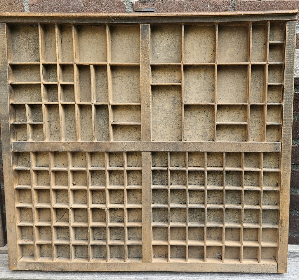 Vintage Houten Letterbak - Decoratief en Functioneel, Ophalen of Verzenden