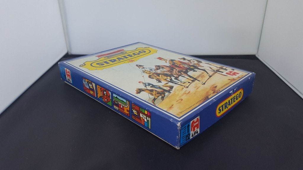 Mini Stratego in blauwe doos, Jumbo 1978, als nieuw. 2A16, Hobby en Vrije tijd, Gezelschapsspellen | Bordspellen, Tweedehands verkoop