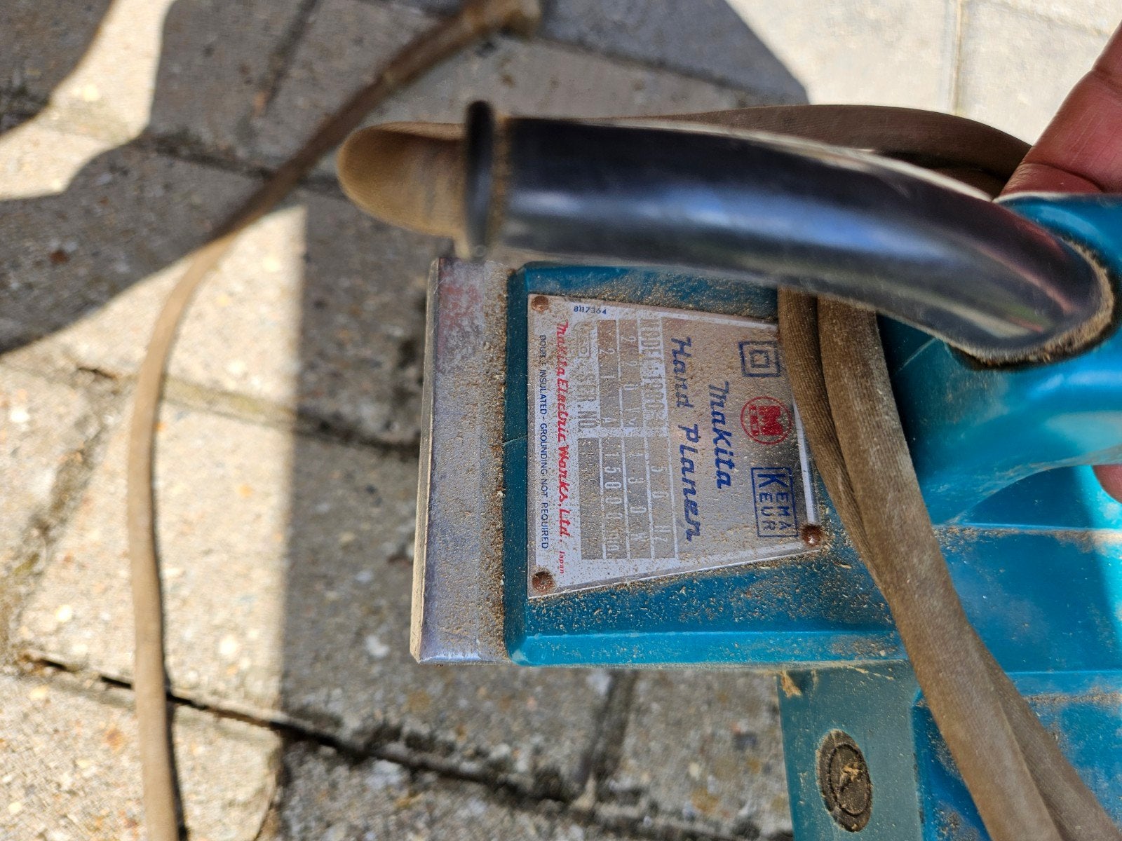 Makita hand schaafmachine, Ophalen, Zo goed als nieuw