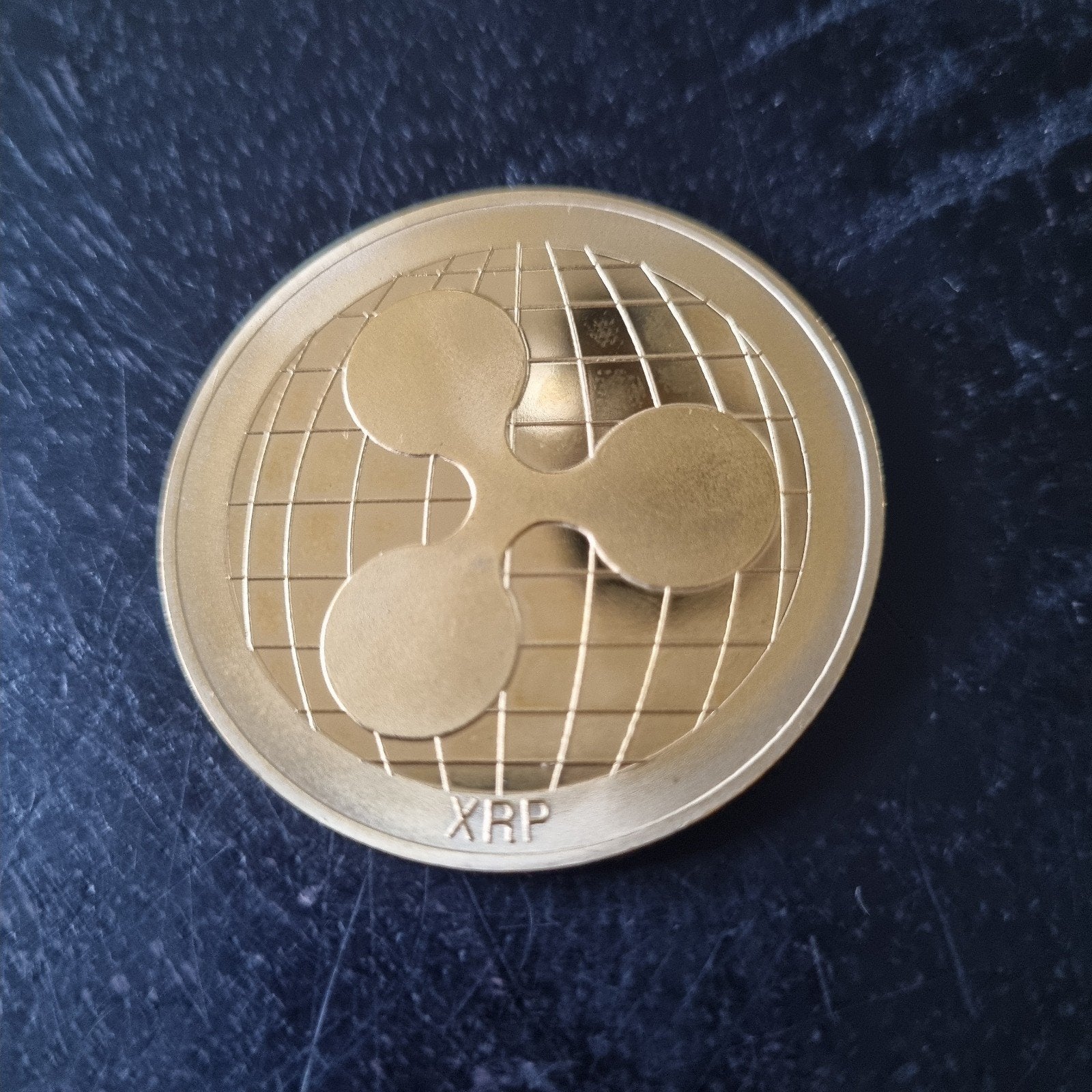 Xrp crypto verguld munten bitcoin herdenkingsmunt ripple, Ophalen of Verzenden, Koningin Beatrix, Overige waardes