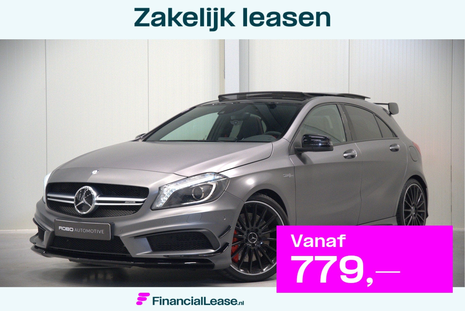 Mercedes-Benz A-Klasse AMG 45 4MATIC | Magno | Stoelverwarmi, Automaat, Gebruikt, 4 cilinders, Bedrijf