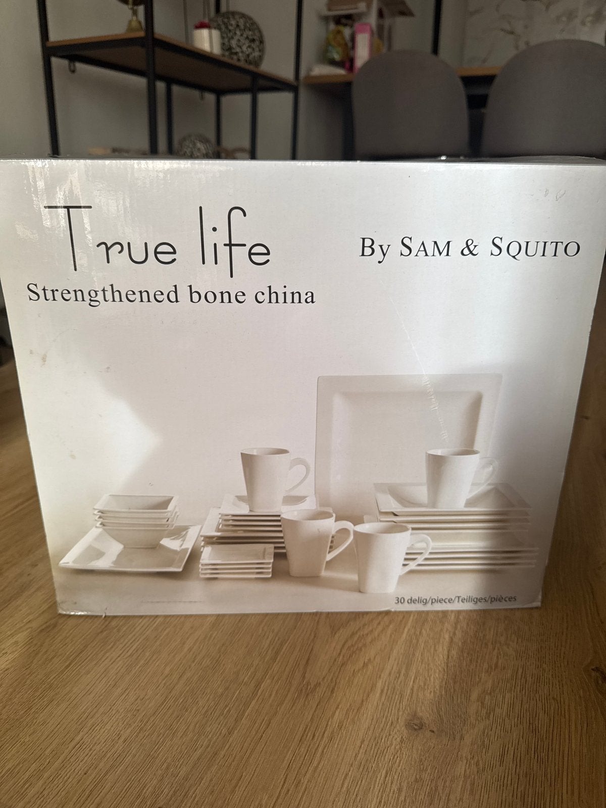 True Life By SAM & SQUITO 30-delig servies - Nieuw, Overige merken, Nieuw, Ophalen of Verzenden, Modern