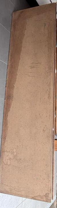 Grote spaanplaten 300x80cm, Ophalen, 25 tot 50 mm, Zo goed als nieuw, Plank