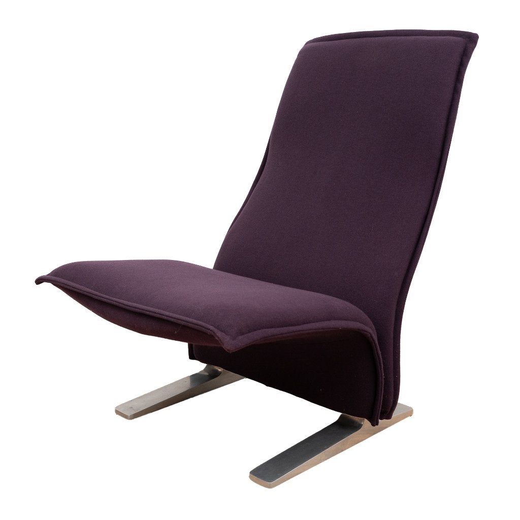 Model F780 Concorde lounge chair by Pierre Paulin, Huis en Inrichting, Ophalen, Gebruikt, Overige kleuren, Metaal