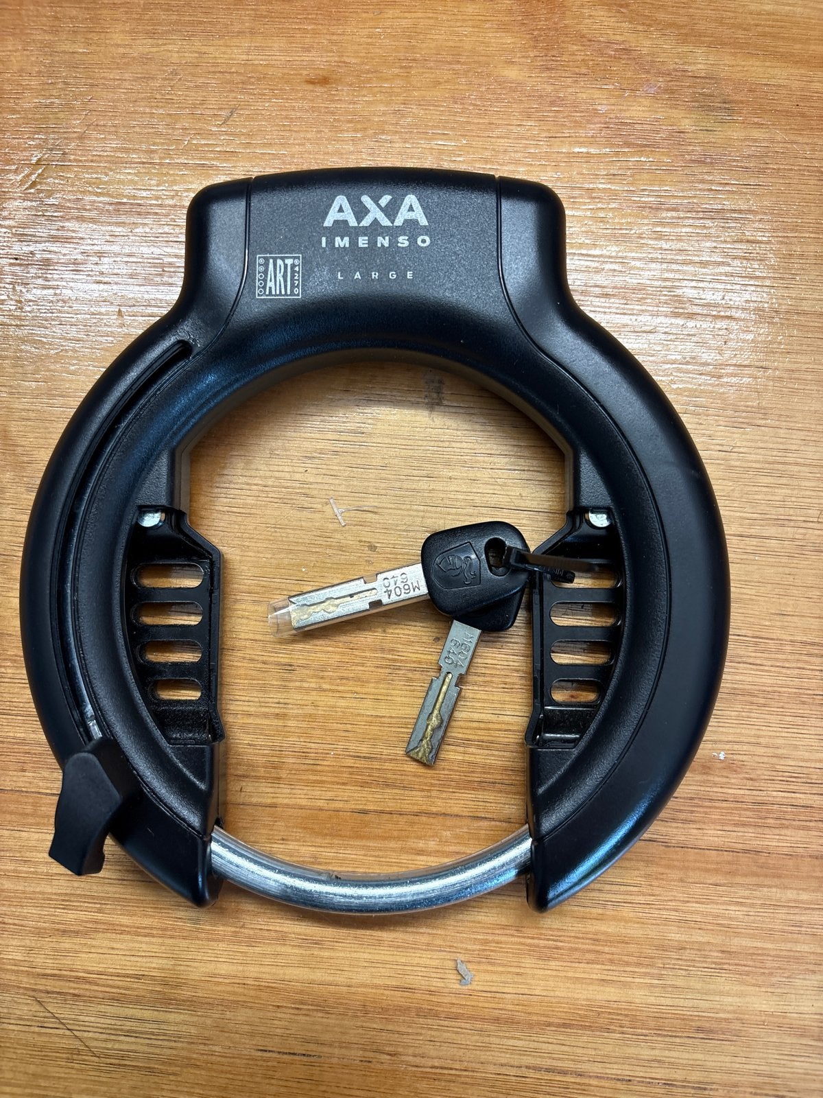 AXA Immenso Large Ringslot ART2 met sleutels, Ophalen of Verzenden, Zo goed als nieuw, Ringslot