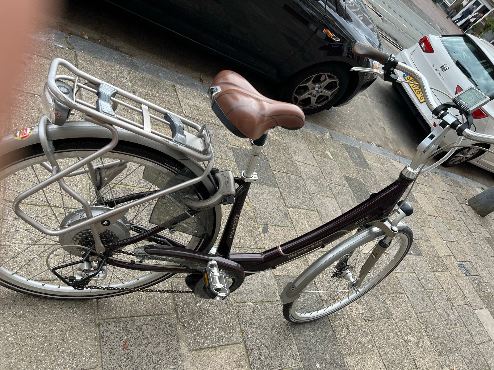 Sparta elektrische damesfiets met 7 versnellingen, Ophalen, Minder dan 30 km per accu, Sparta, Gebruikt