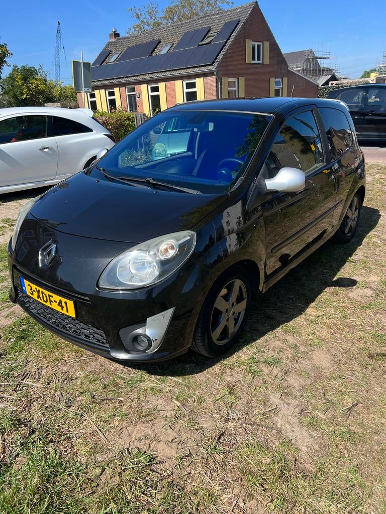 Renault Twingo 1.2 TCE 74KW 2008 Zwart, Auto's, Voorwielaandrijving, 40 €/maand, Zwart, 4 cilinders