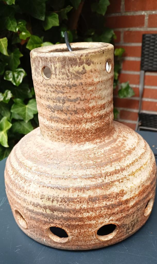 Mobach keramieken hanglamp uit de jaren 60 / 70 (gemerkt ), Ophalen, Overige materialen, Gebruikt, Vintage   - origineel Mobach sixties /seventies