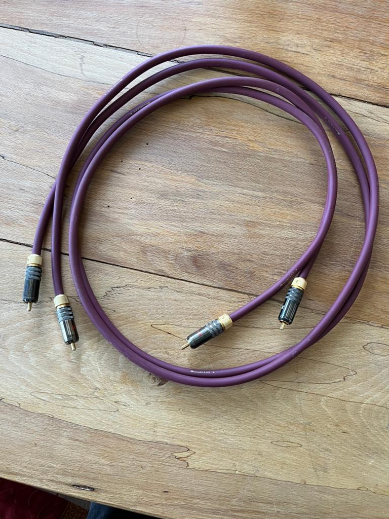 Burmester lila 3 interlink., Ophalen of Verzenden, Zo goed als nieuw, Minder dan 2 meter, Interlink-kabel