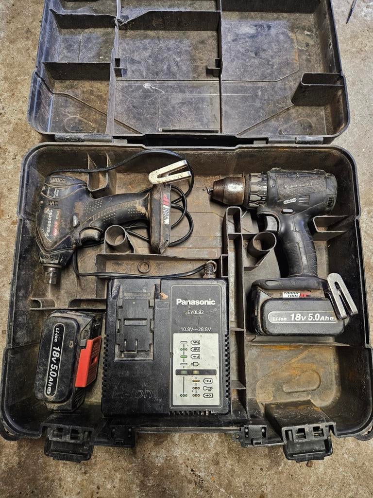 Panasonic boormachine set, Ophalen, Boormachine