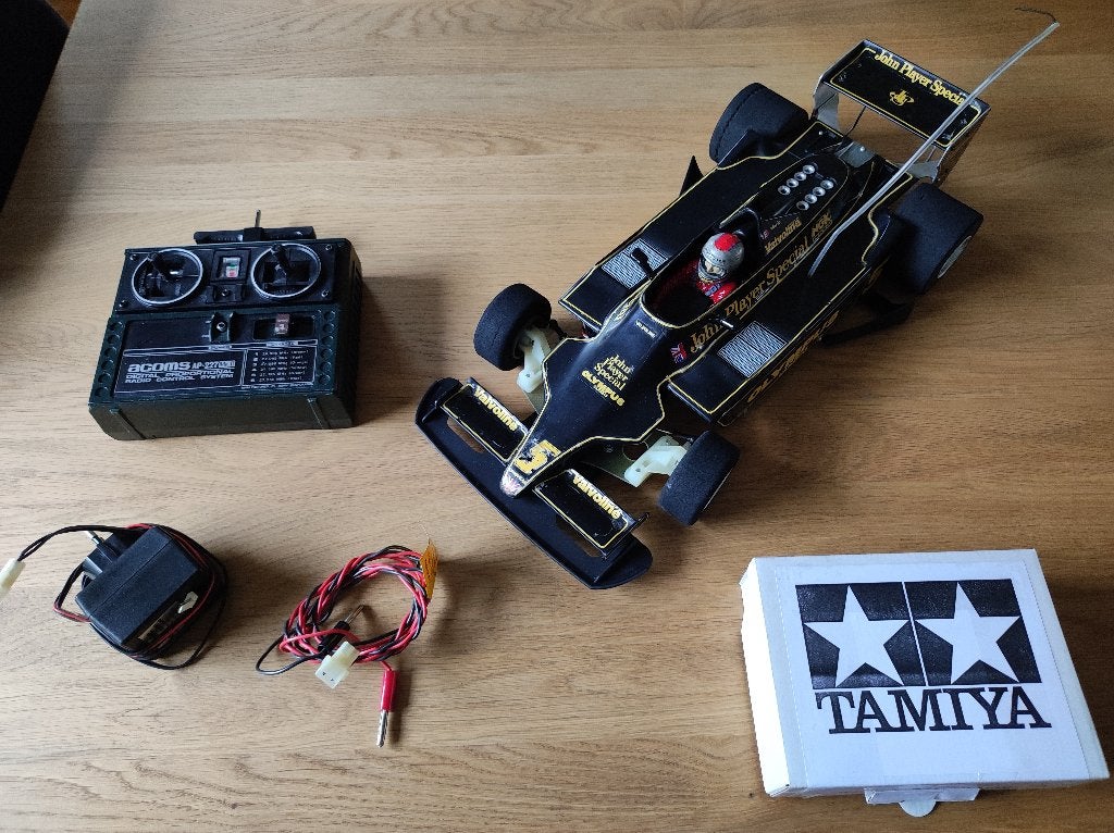 Vintage Tamiya JPS Lotus 79 58020, Elektro, Gebruikt, Ophalen of Verzenden, Schaal 1:10