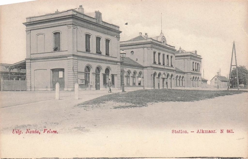 702-499-019 Station Alkmaar, Verzamelen, Ansichtkaarten | Nederland, Verzenden, Voor 1920, Noord-Holland