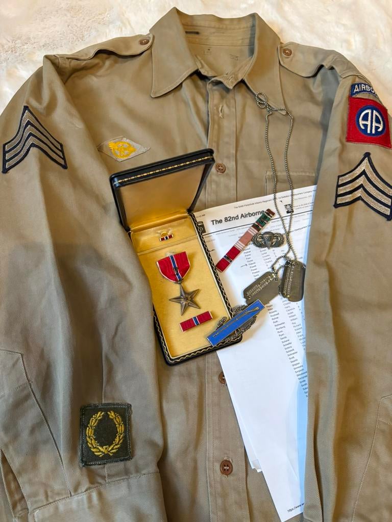 WWII 504th Grouping 82nd airborne veteraan, Verzamelen, Militaria | Tweede Wereldoorlog, Ophalen of Verzenden, Amerika