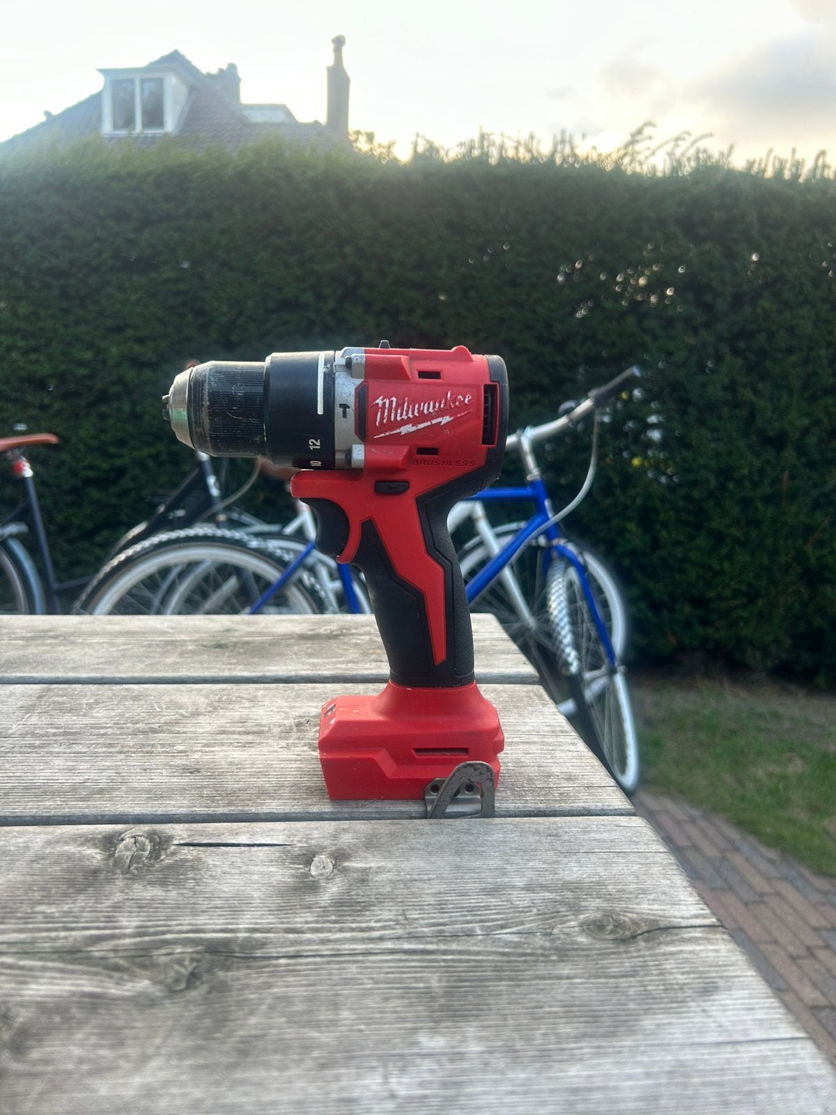 Milwaukee M18 BLPDRC boormachine, Ophalen of Verzenden, Zo goed als nieuw, Boormachine