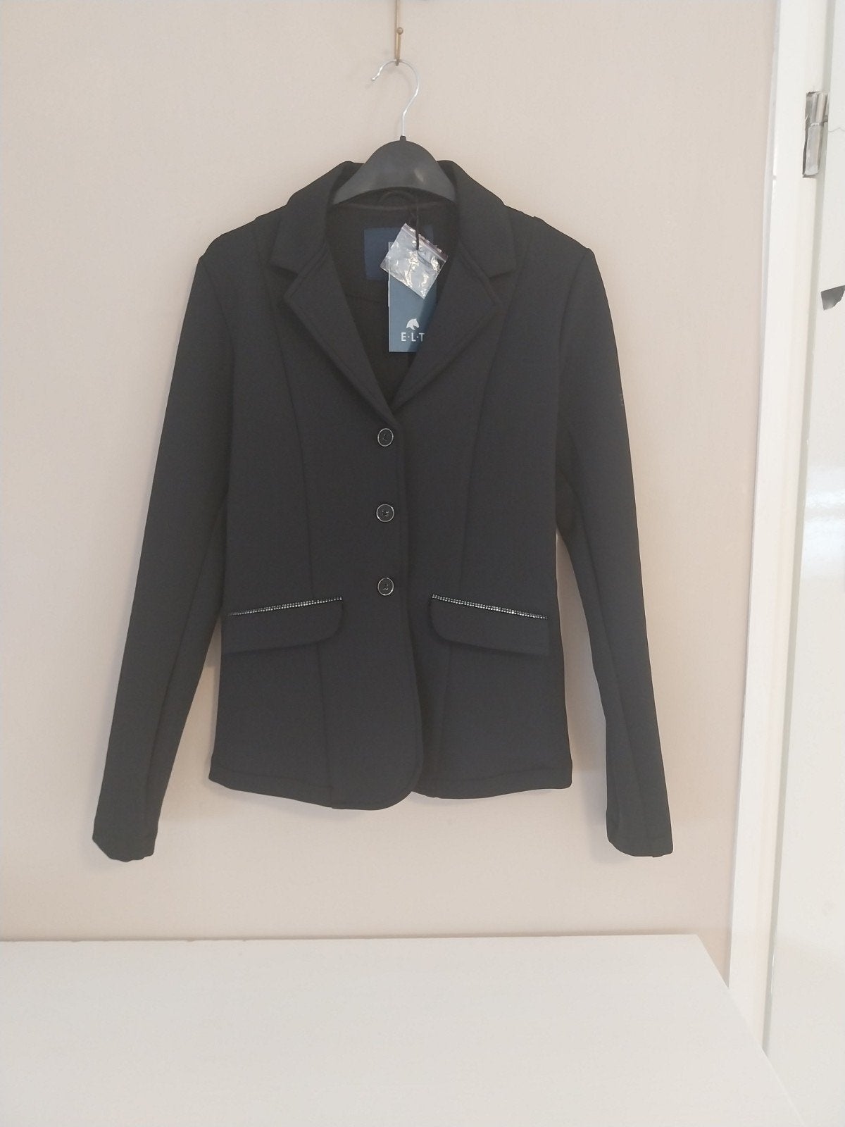 wedstrijd jasje lina Black ELT, Maat 38/40 (M), Zwart, Nieuw, Ophalen of Verzenden