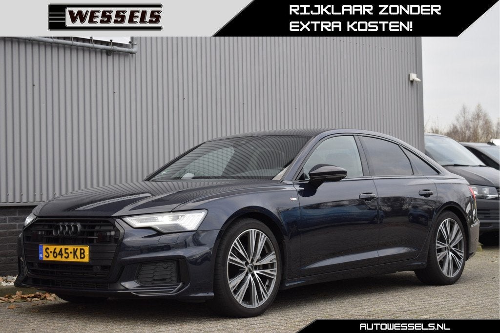Audi A6 Limousine 40 TFSI S-line edition Competition Adaptiv, Auto's, Audi, Euro 6, 4 cilinders, Blauw, Leder en Stof