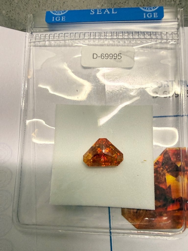 Zeldzame Sfaleriet 6.90 ct (IGE Gecertificeerd & Verzegeld), Sieraden, Tassen en Uiterlijk, Ophalen of Verzenden, Nieuw