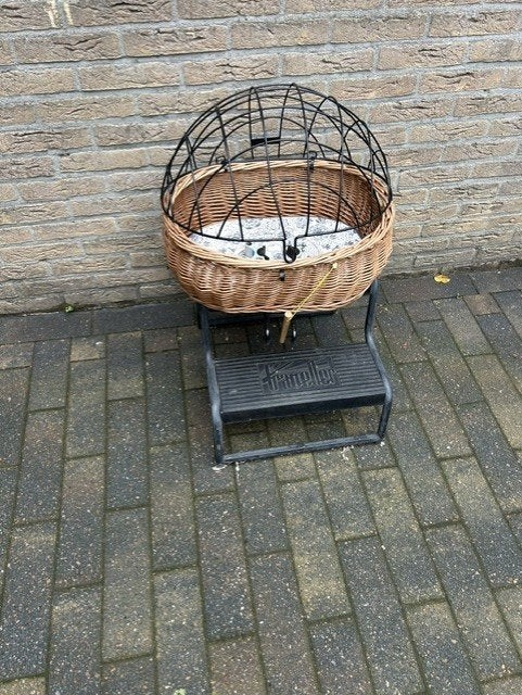 hondenfietsmand, Ophalen, Gebruikt