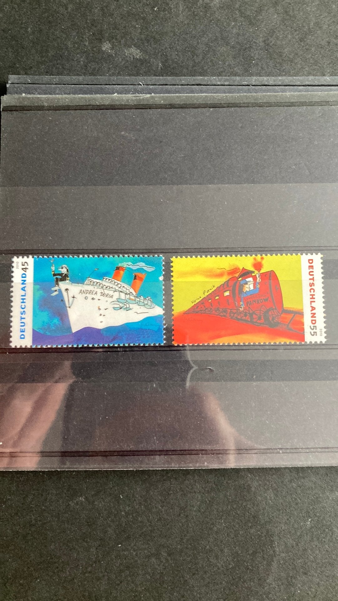 Duitsland 2803/4 schip trein post fris/1159, Ophalen of Verzenden, 1990 tot heden