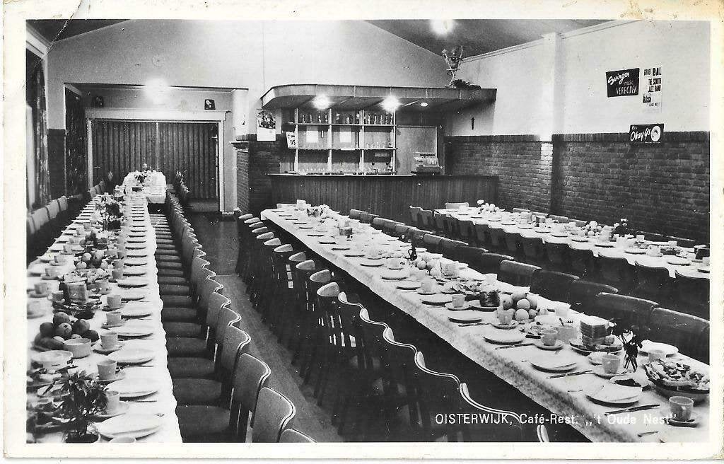 AK Oisterwijk - Café Restaurant " 't Oude Nest", Ophalen of Verzenden, 1960 tot 1980, Ongelopen, Noord-Brabant