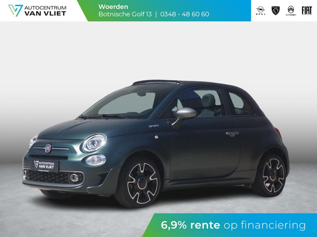 Fiat 500 C 1.0 Hybrid Sport Clima | PDC | Apple Carplay | 16, Voorwielaandrijving, 12 maanden, Stof, Euro 6
