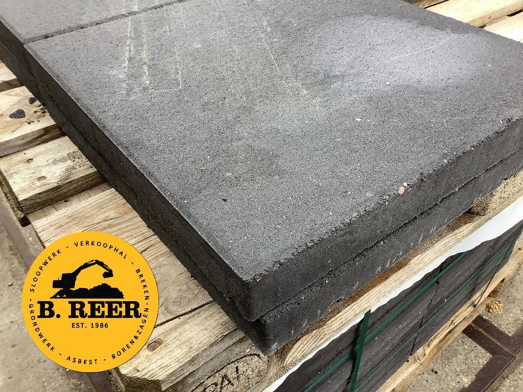 Betonnen tegels 50x50cm (antraciet), Ophalen, ., Nieuw, .