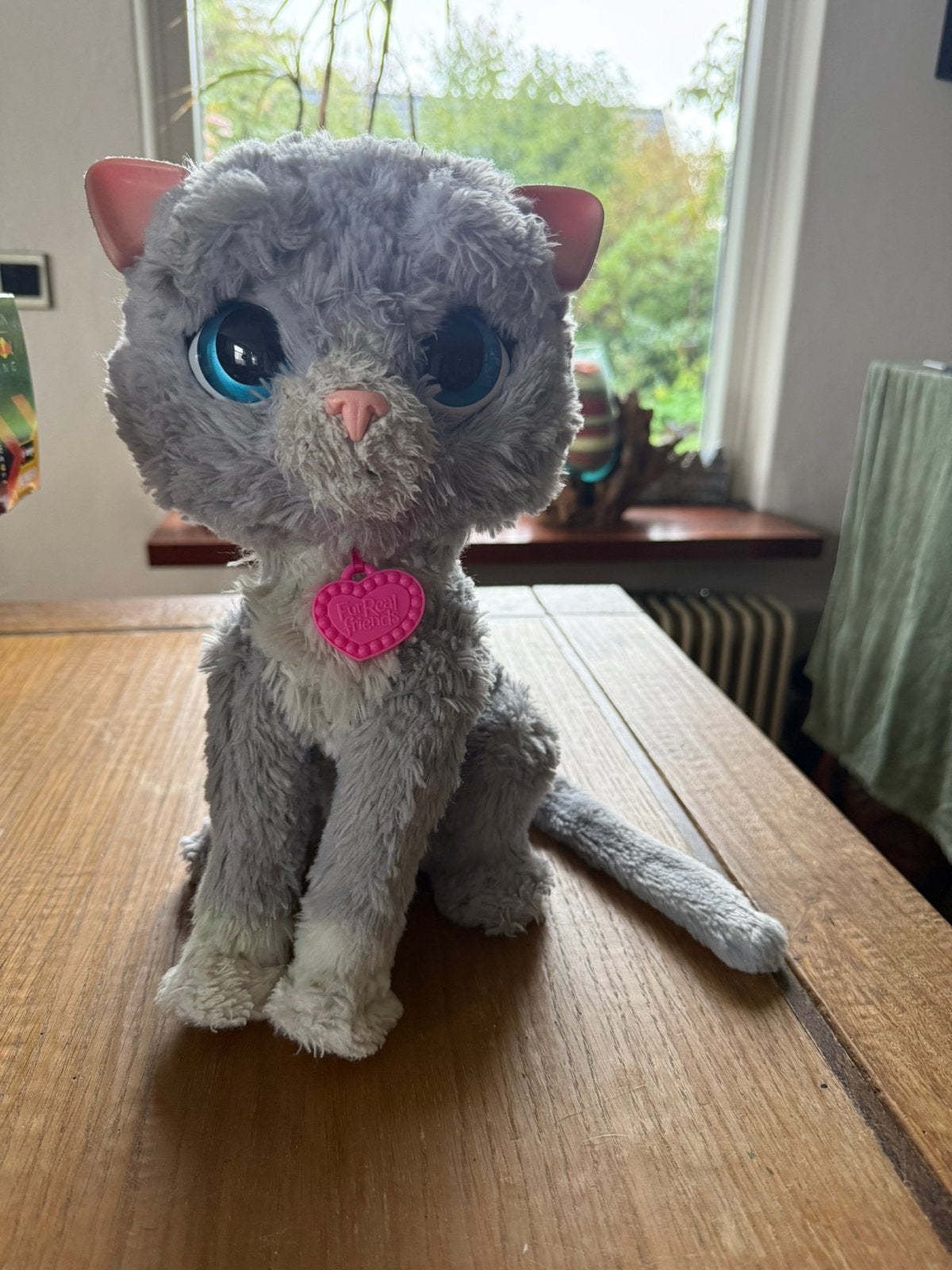 Fur Real Friends Bootsie mijn kat 2016, Kinderen en Baby's, Gebruikt, Overige karakters, Grijs, Ophalen of Verzenden