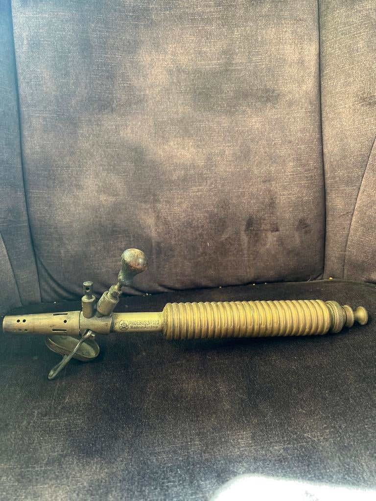 Vintage Phoebus No. 123 Soldeerlamp - Made in Austria, Ophalen of Verzenden