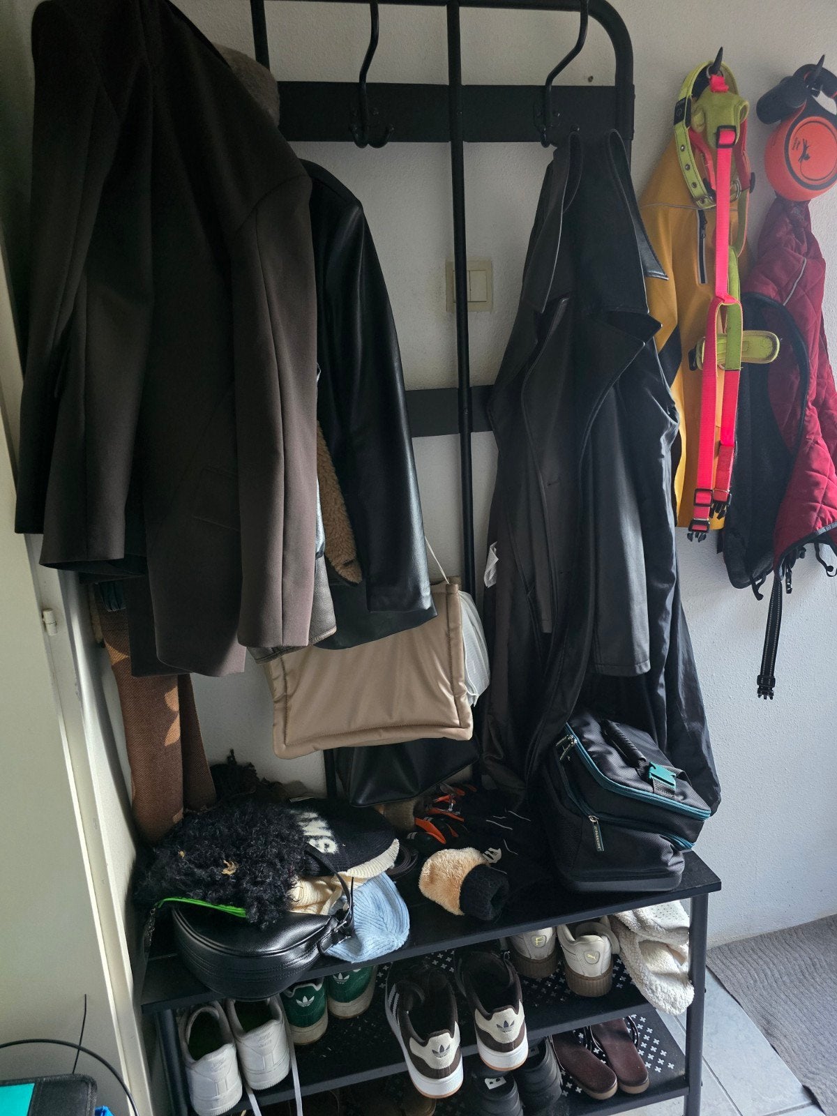 Nieuwe IKEA kapstok/schoenenrek - Zwart, Ophalen, Nieuw, Metaal, 150 tot 200 cm
