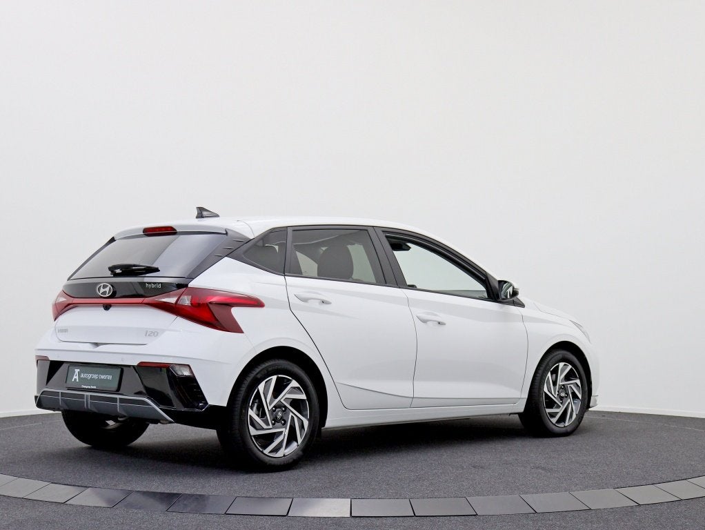 Hyundai i20 1.0 T-GDI Comfort Automaat | Private lease 469 p, Auto's, Hyundai, Gebruikt, Zwart, Wit, Bedrijf