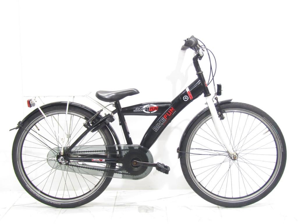 Bike fun Jump 4 fun zwart jongens 35cm 24inch, Fietsen en Brommers, Fietsen | Jongens, Gebruikt, BIKE FUN, Versnellingen