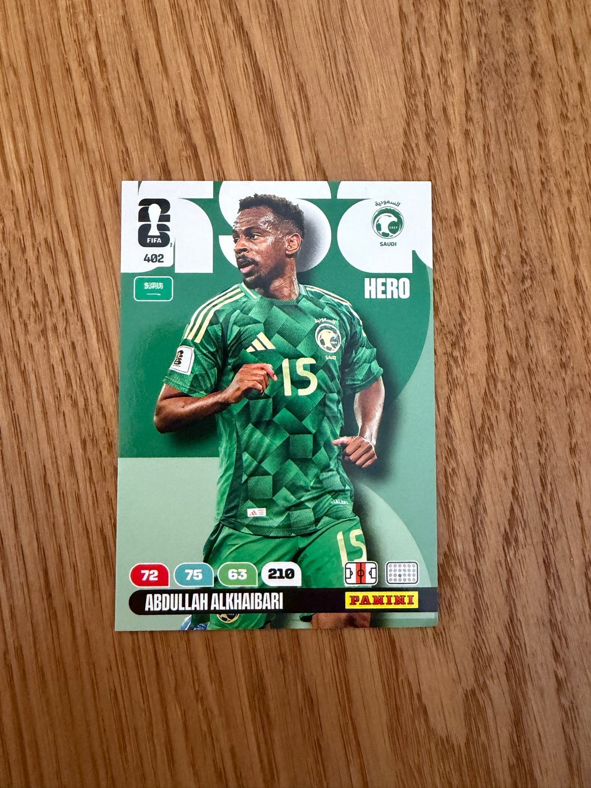 Panini FIFA World Cup 2026 Adrenalyn XL Abdullah Alkhaibari, Ophalen of Verzenden, Nieuw, Buitenlandse clubs, Spelerskaart